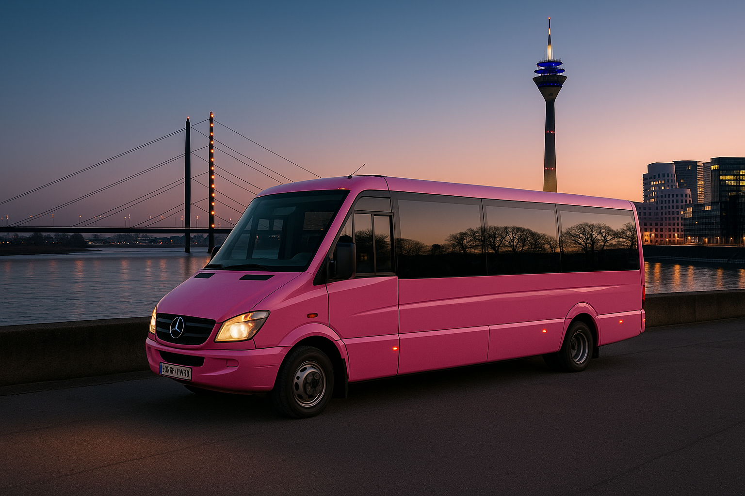 Kleiner Partybus (Pink)